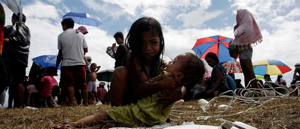 Ελπίδα ζωής η ανθρωπιστική βοήθεια στις Φιλιππίνες
