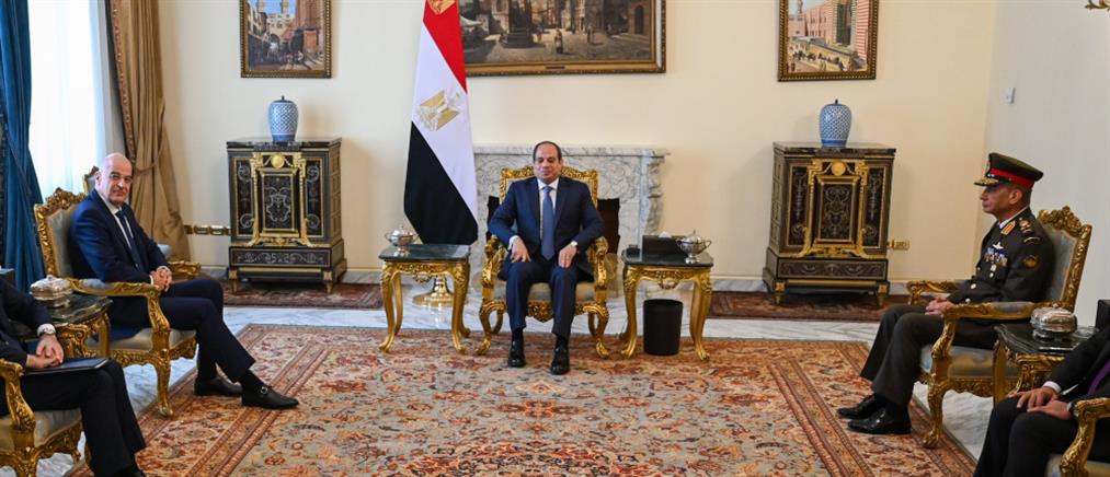 Δένδιας - Αλ Σίσι για την στρατιωτική συνεργασία Ελλάδας και Αιγύπτου