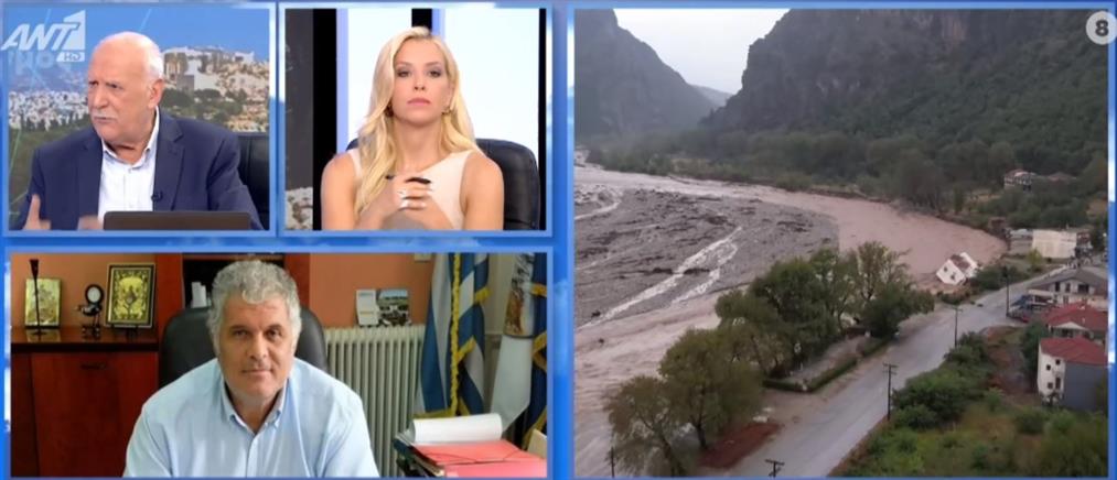 Πλημμύρες - Δήμαρχος Παλαμά: έγιναν ατυχείς δηλώσεις και από εμένα (βίντεο)