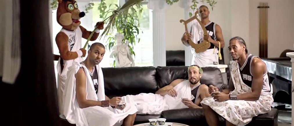 Οι αστέρες του NBA διαφημίζουν το Ελληνικό γιαούρτι