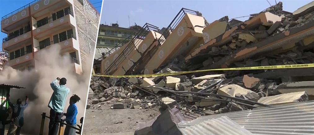 Πολυκατοικία κατέρρευσε στην Κένυα (βίντεο)