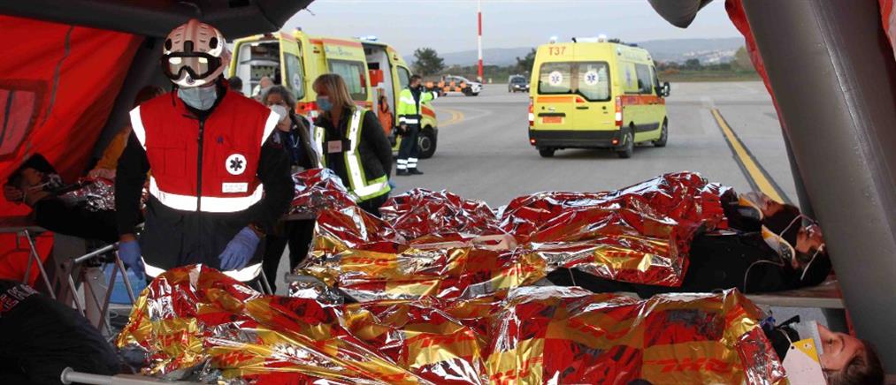 Αεροδρόμιο “Μακεδονία”: Άσκηση ετοιμότητας για φωτιά σε αεροσκάφος (βίντεο)