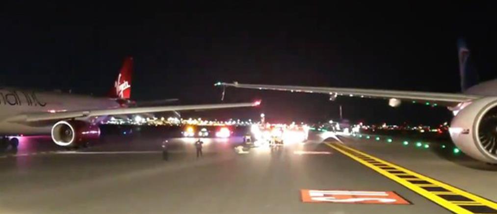 Ατύχημα με αεροσκάφη στο αεροδρόμιο JFK (βίντεο)