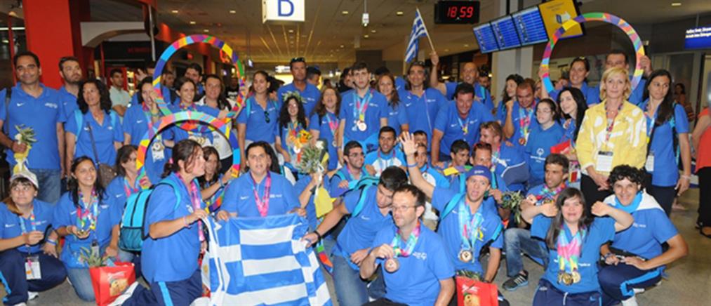 Γεμάτη μετάλλια επέστρεψε η ελληνική αποστολή από τα Special Olympics