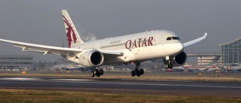 Αναγκαστική προσγείωση φλεγόμενου αεροσκάφους της Qatar Airways (Βίντεο)