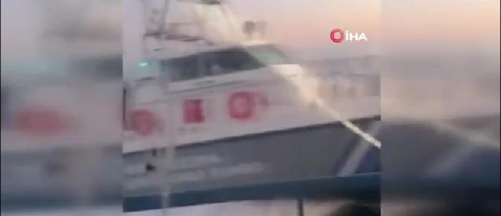 Τουρκικοί ισχυρισμοί ότι η ελληνική ακτοφυλακή παρενόχλησε ψαράδες (βίντεο)