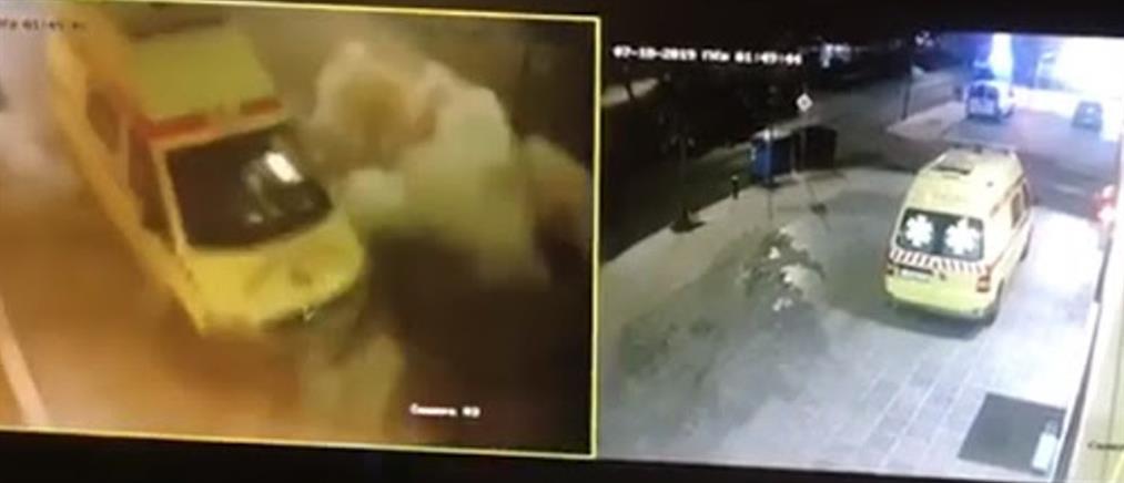 Βίντεο-ντοκουμέντο από έκρηξη βόμβας σε κλινική