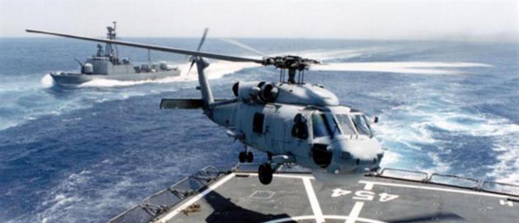 Εσπευσμένη διακομιδή βρέφους με ελικόπτερο του Πολεμικού Ναυτικού