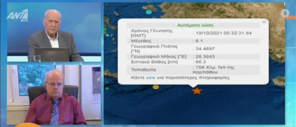 Σεισμός στην Κάρπαθο: καθησυχαστικοί οι σεισμολόγοι