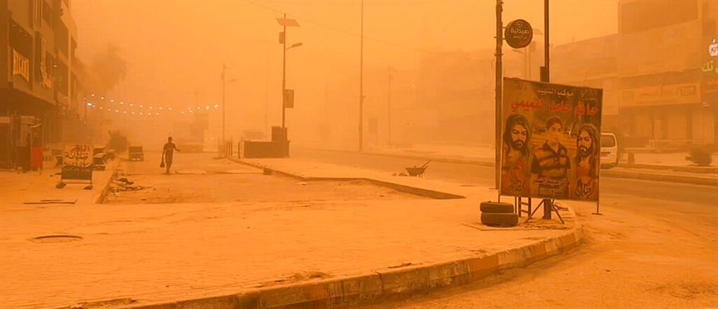 Ιράκ: Αμμοθύελλα έστειλε χιλιάδες ανθρώπους στα νοσοκομεία (εικόνες)
