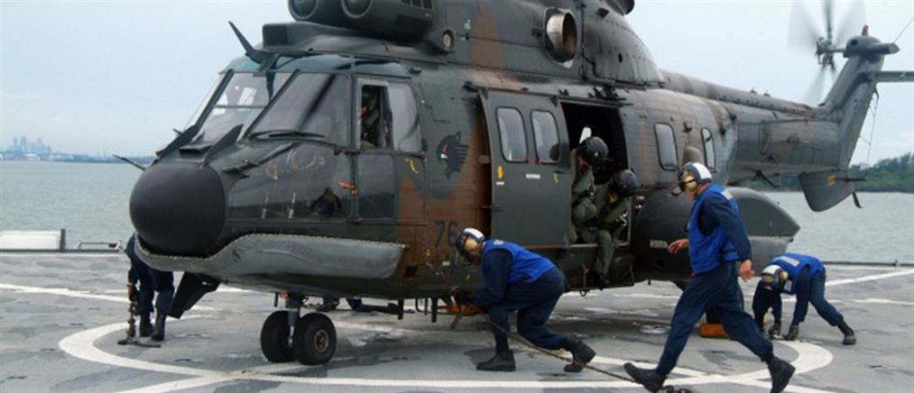 Με ελικόπτερο απεγκλωβίζονται κάτοικοι της ορεινής Ναυπακτίας