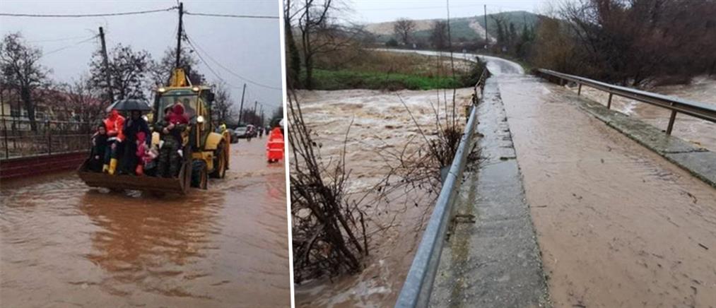 “Σαρώνει” τη χώρα η κακοκαιρία: πλημμύρες, ζημιές και εγκλωβισμένοι (εικόνες)