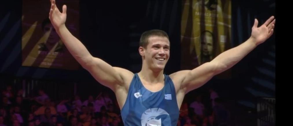 Πάλη - Ευρωπαϊκό Πρωτάθλημα: ο Γιώργος Κουγιουμτζίδης πήρε το χρυσό μετάλλιο
