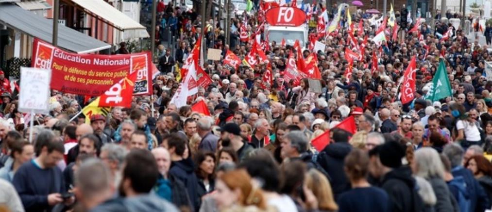 Πρωτομαγιά – Γαλλία: Διαδηλώσεις κατά της συνταξιοδοτικής μεταρρύθμισης