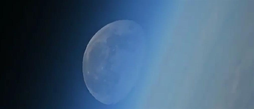 Μοναδικό βίντεο: η δύση της Σελήνης από το διάστημα