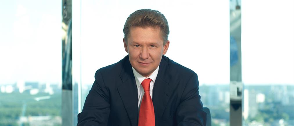 Ο επικεφαλής της Gazprom, Αλεξέι Μίλερ, στην Αθήνα
