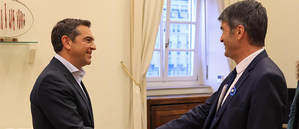 Συνάντηση Τσίπρα με τον Πρέσβη της Γαλλίας
