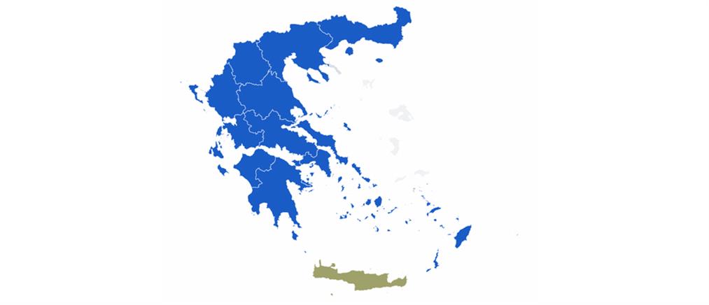 Εκλογές 2019: “Μπλε” η Ελλάδα μετά τις νίκες της ΝΔ στις Περιφέρειες