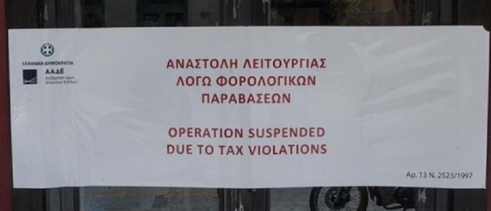 “Λουκέτα” σε καταστήματα των Χανίων για φορολογικές παραβάσεις