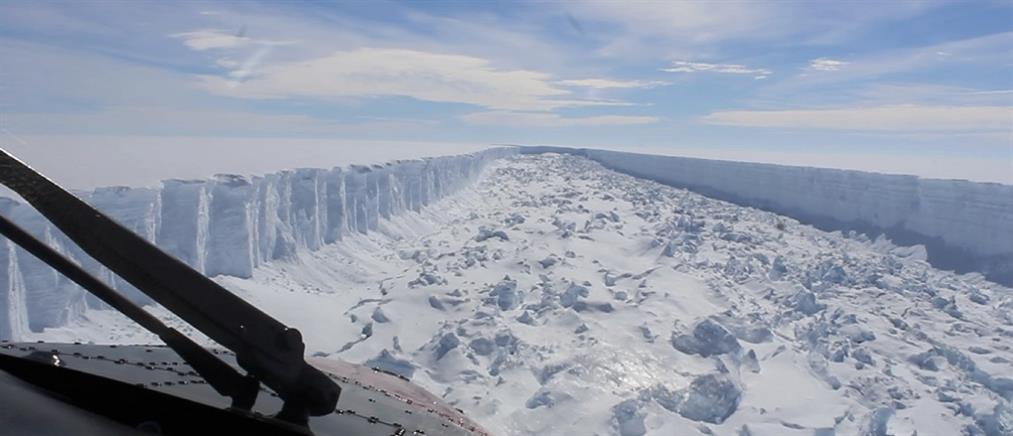 Ανταρκτική: αποκολλήθηκε παγόβουνο τετραπλάσιο του Λονδίνου (βίντεο)