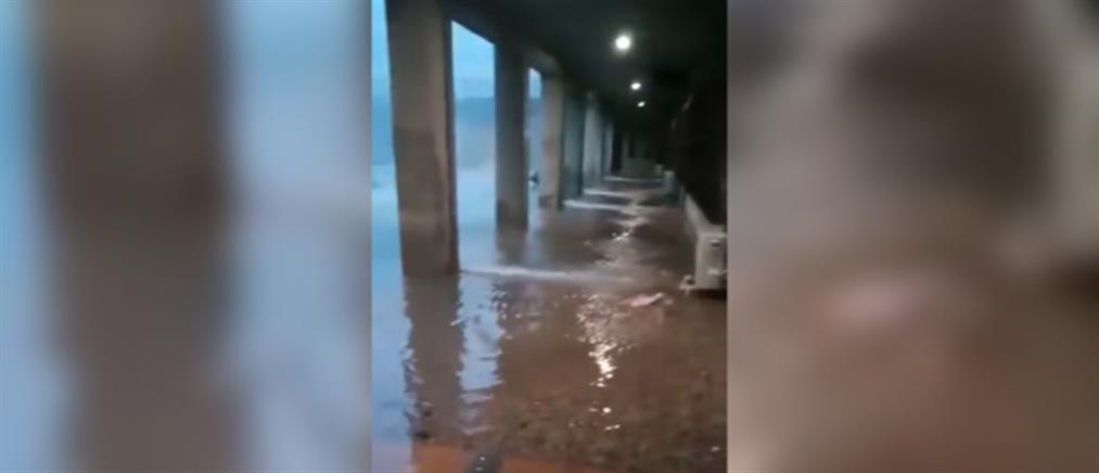 Πάτρα - κακοκαιρία: Πλημμύρισε το Πανεπιστήμιο (βίντεο)