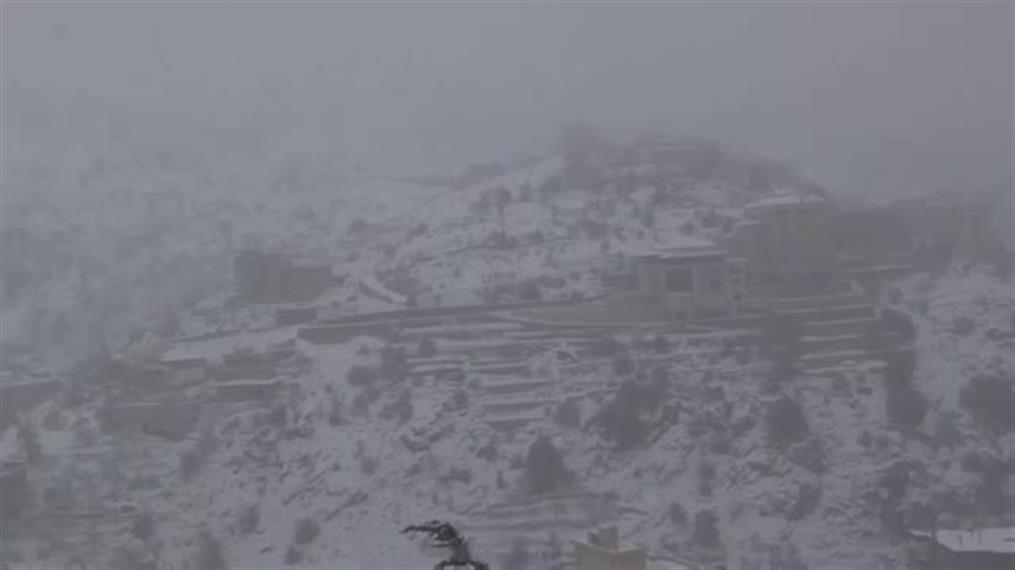 Χιόνισε στο Λίβανο
