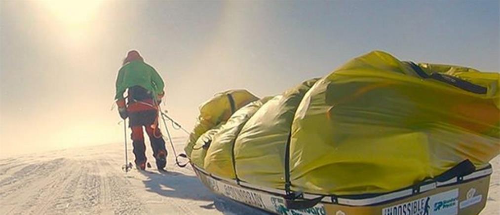 Διέσχισε την Ανταρκτική ολομόναχος! (εικόνες)