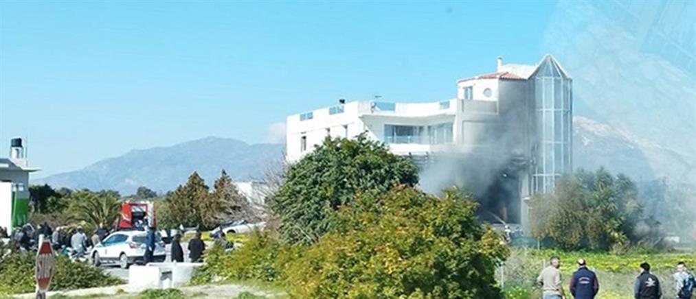 Κρήτη: Νεκρός από φωτιά σε αντιπροσωπεία αυτοκινήτων