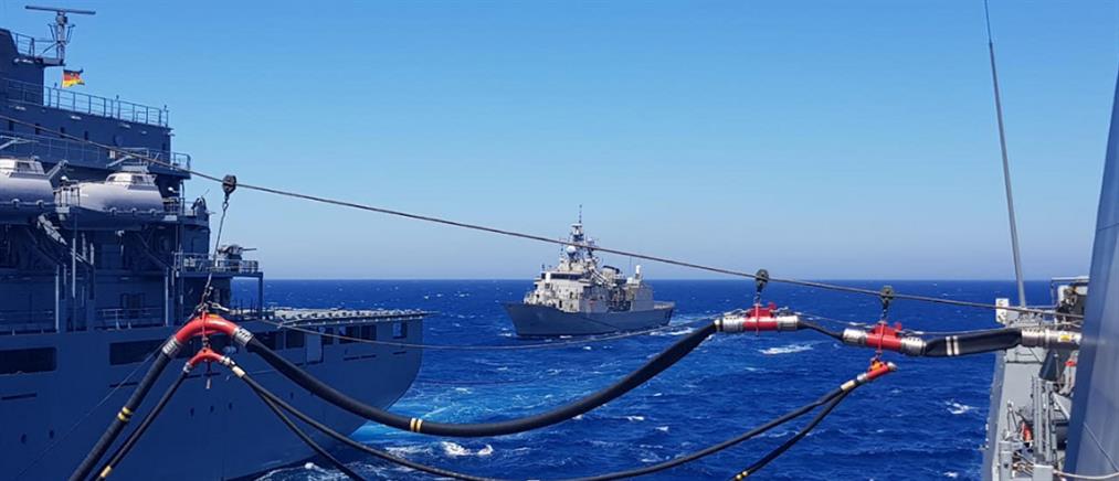 Συνεκπαίδευση μονάδων του Πολεμικού Ναυτικού και της SNMG2 στο Αιγαίο (εικόνες)