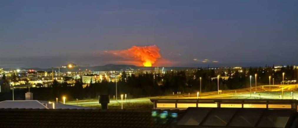 Ισλανδία: Έκρηξη ηφαιστείου και εντυπωσιακές εικόνες (βίντεο)