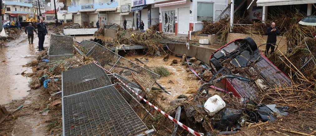 Κακοκαιρία στην Κρήτη: Κυβερνητικό κλιμάκιο στις πληγείσες περιοχές