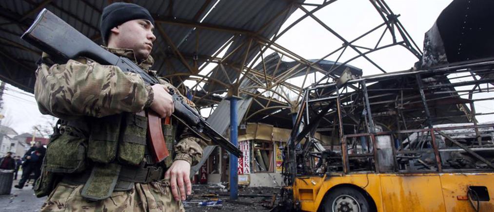 Ουκρανία: Έριξαν οβίδα σε σταθμό λεωφορείων