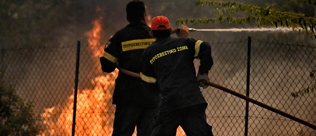 Εύβοια: Μεγάλη φωτιά στο Μαρμάρι (εικόνες)
