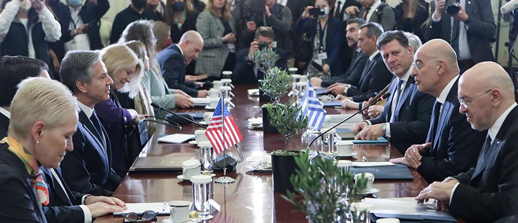 Δένδιας – Μπλίνκεν: Η συνεργασία Ελλάδας και ΗΠΑ προσφέρει σταθερότητα στην περιοχη