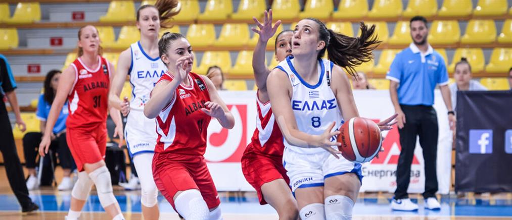 Μπάσκετ νέων γυναικών: Η Εθνική “διέσυρε” την Αλβανία με 99 πόντους διαφορά!