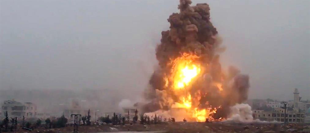 Στο έλεος των αεροπορικών επιδρομών το Χαλέπι (φωτο+βίντεο)