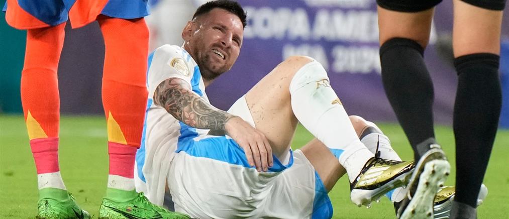 Τελικός Copa America: Ο Μέσι αποχώρησε τραυματίας και με δάκρυα (εικόνες)
