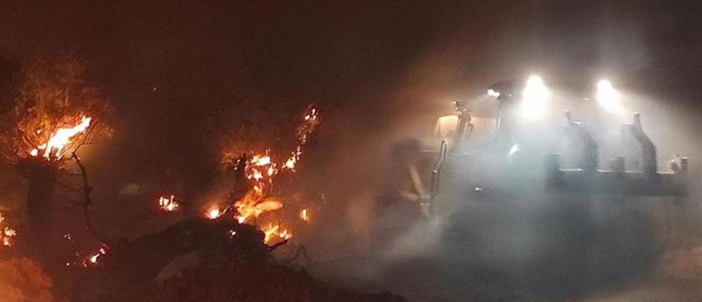 Φωτιές σε Αττική, Ρόδο, Λακωνία: ολονύχτια μάχη στην “πύρινη κόλαση” (εικόνες)