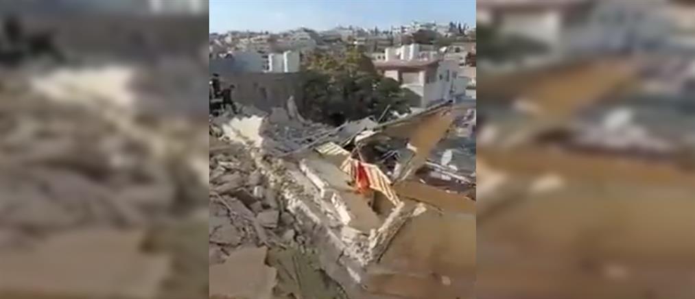 Ιορδανία: Κατάρρευση κτηρίου στο Αμάν (εικόνες)