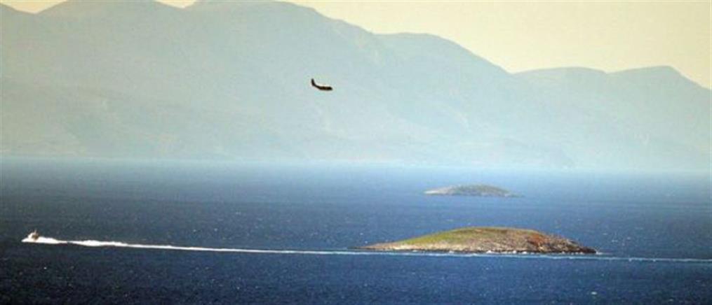 Νέα πρόκληση από τουρκικό αεροσκάφος στα Ίμια (Βίντεο)