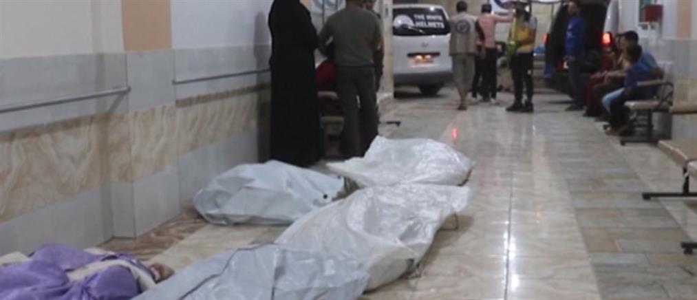 Συρία: Εκατόμβη νεκρών από επίθεση με drone (βίντεο)