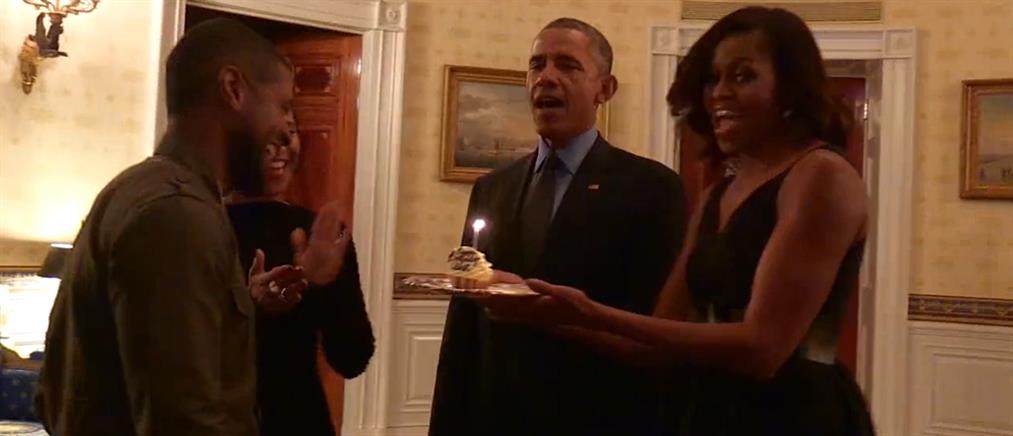 Το ζεύγος Ομπάμα τραγούδησε το “Happy Birthday” σε γνωστό ράπερ