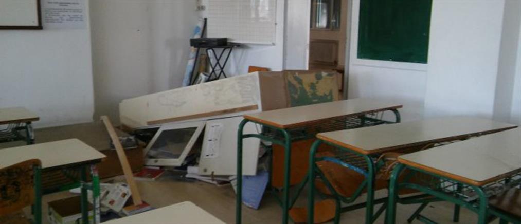 Βάνδαλοι προκάλεσαν φθορές σε σχολείο στα Χανιά