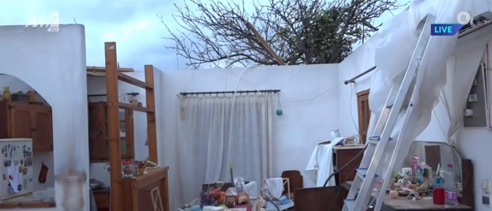 Βάρη - Ανεμοστρόβιλος: Συγκλονίζει η περιγραφή για το “ξήλωμα” σπιτιού από τους ανέμους (βίντεο)