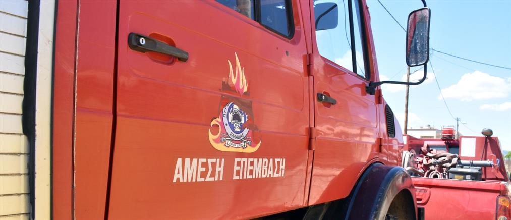 Διαβατά: Φορτηγά τυλίχτηκαν στις φλόγες