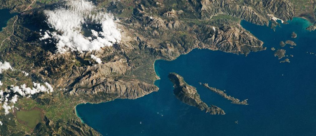 NASA: Η δυτική Ελλάδα σε μία διαστημική φωτογραφία