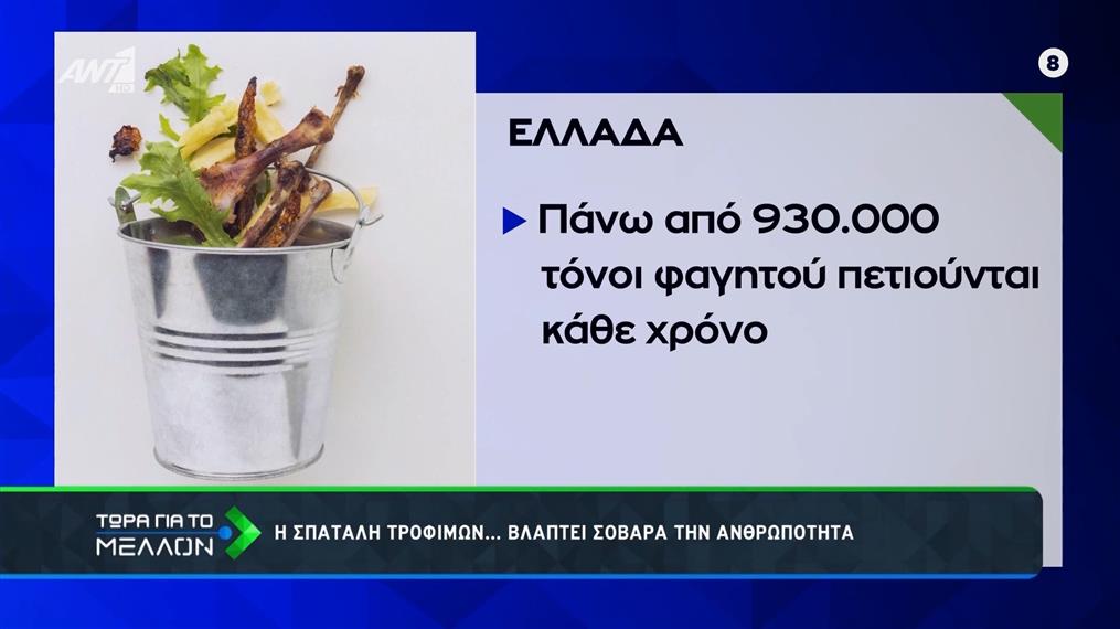 Η σπατάλη τροφίμων... βλάπτει σοβαρά την ανθρωπότητα