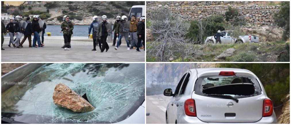 Καταγγελίες, έρευνα και κόντρα για τα επεισόδια σε Λέσβο και Χίο (εικόνες)