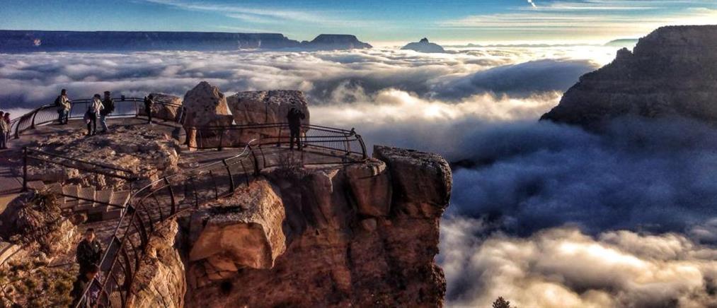Το Grand Canyon… πάνω από τα σύννεφα