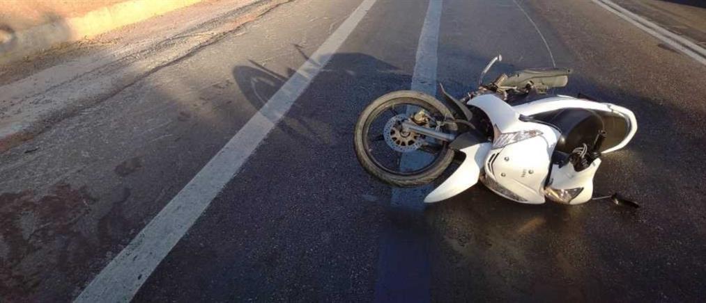 Τροχαίο στη Σούδα: Μοτοσικλετιστής σύρθηκε για δεκάδες μέτρα (εικόνες)